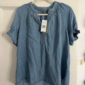 Wit & Wisdom Light Blue Blouse
